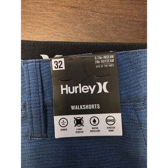 New Hurley Mens Explore Printed Hybrid Walk Shorts 32 Sea View NWT New With Tags - Picture 6 of 8